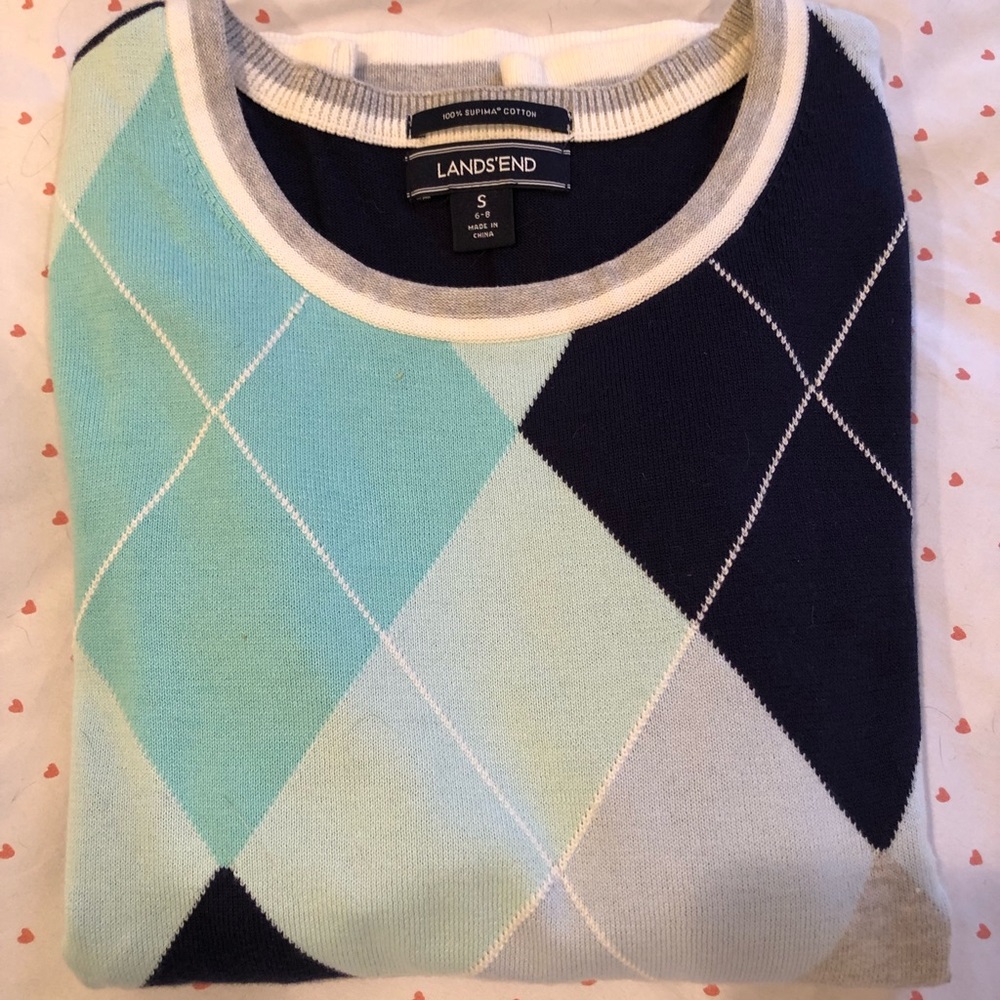 Talbots Argyle Sweater